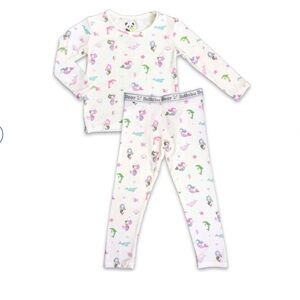 NWT Bellabu Bear Bamboo Mermaid Pajamas Set Size 6